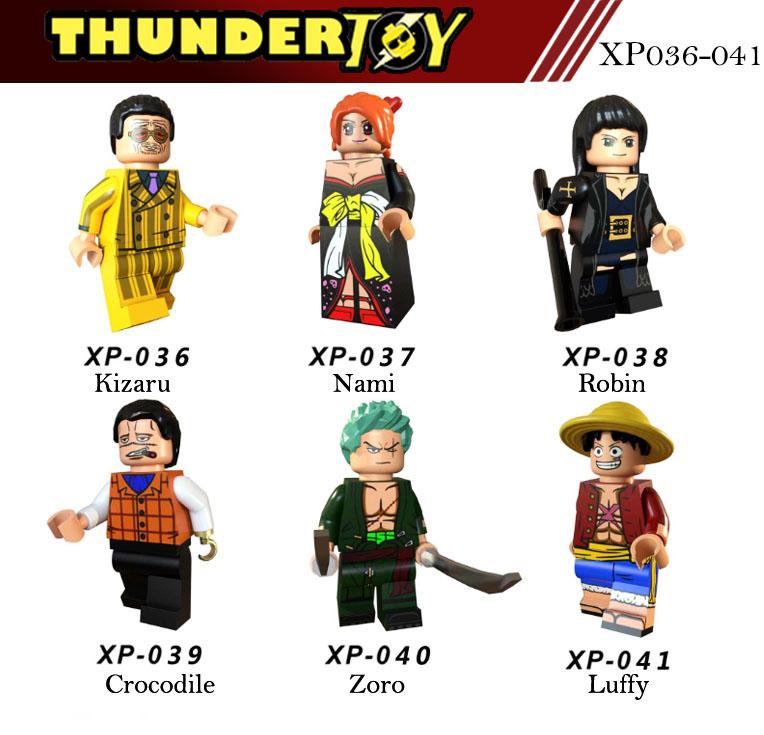 Đồ chơi lắp ráp Mini Figure nhân vật One Piece đảo hải tặc, team luffy