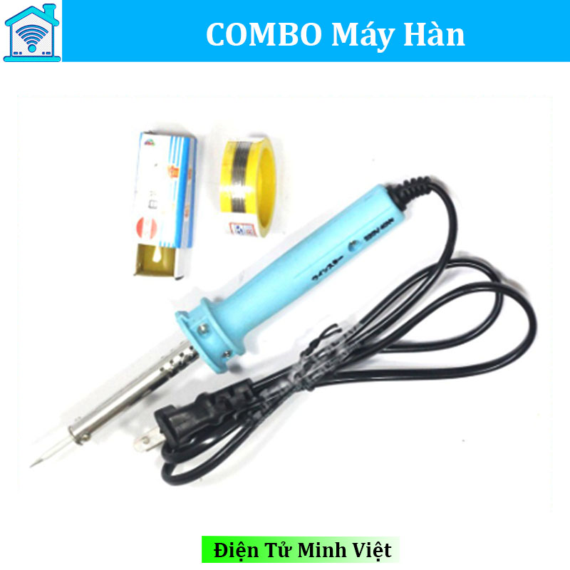 Tay Hàn Nhiệt HMK-40R Nhật Bản ( Tặng 01 Cuộn Thiếc Sunchi và 01 Hộp Nhựa Thông )