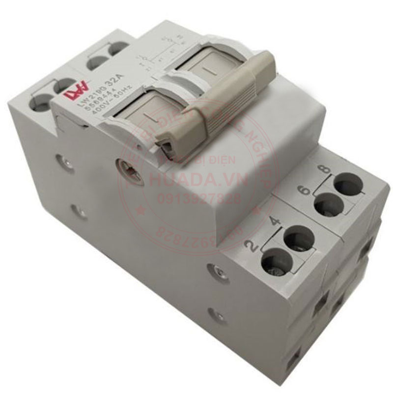 Aptomat đảo chiều 2 pha 32A - Aptomat đảo chiều 2 pha 63A
