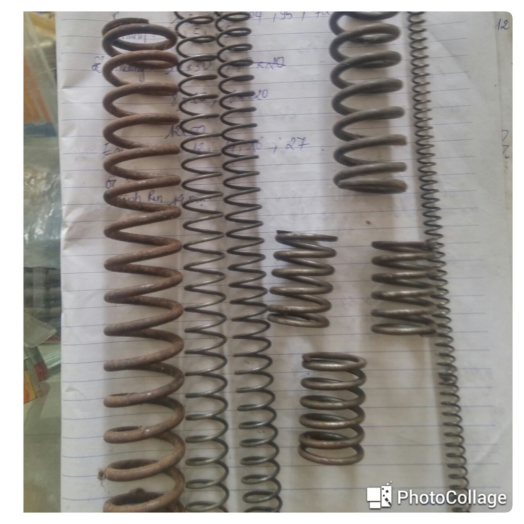 Lò xo mềm từ phi 6 đến 8mm