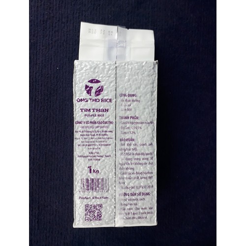 Gạo Lứt Tím Than Ông Thọ 1Kg