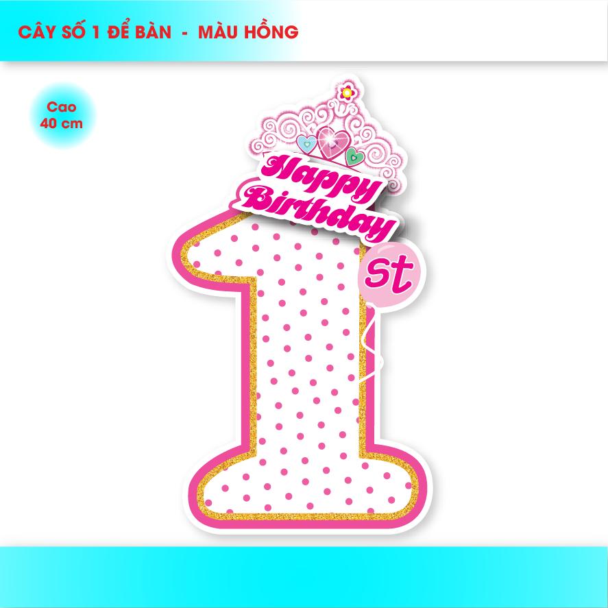 Cây Số 1 Tuổi Sửu Để Bàn Tiệc Thôi Nôi