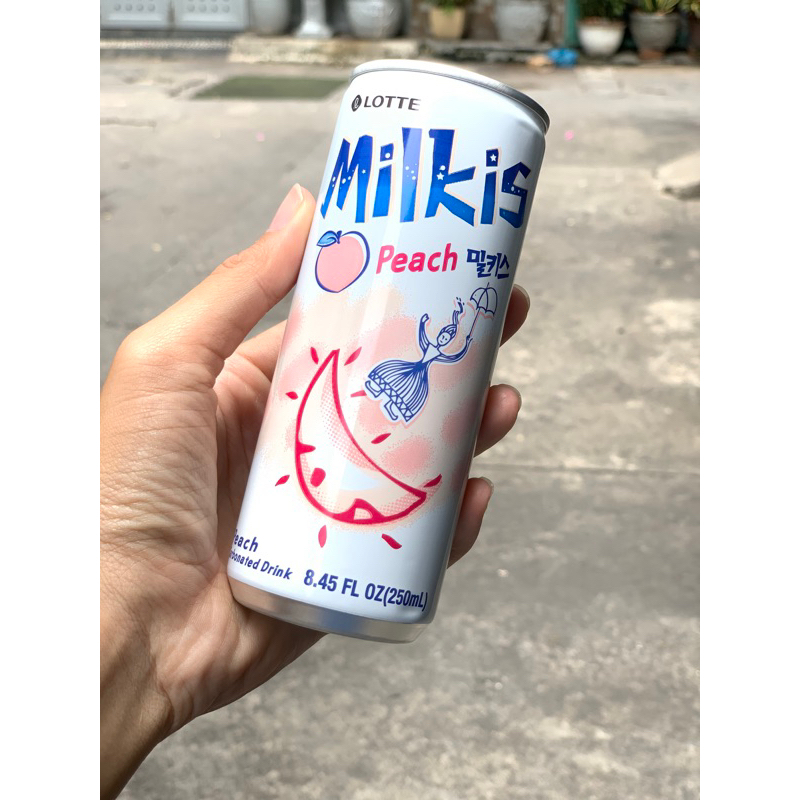 Nước soda sữa Milkis Lotte Hàn Quốc lon 250ml