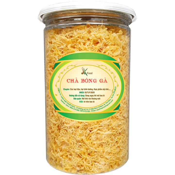 [Combo 2 Hũ ] Tổng 500g Chà Bông Gà Thơm Ngon Chất Lượng Hiệu SK FOOD -Món ăn bổ dưỡng cho gia đình Việt