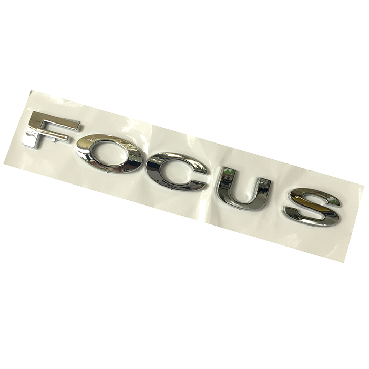 Tem logo nổi FOCUS dán trang trí xe