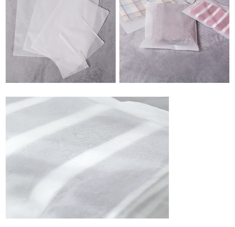 combo 5 size Túi zip tiện ích du lịch