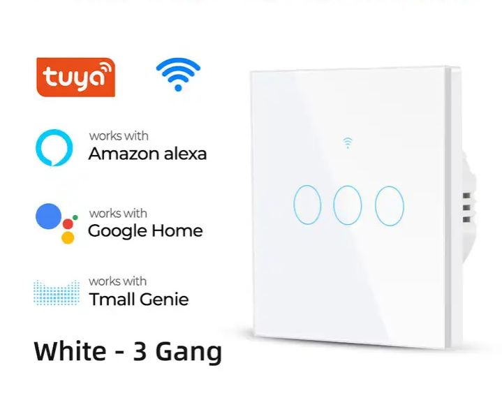 Công tắc wifi+rf433 thông minh Tuya