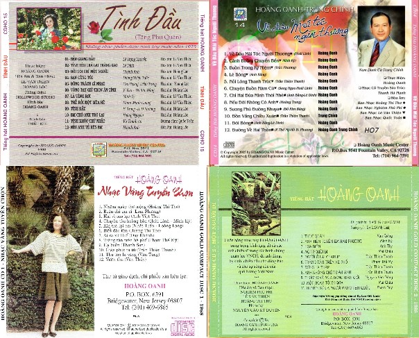 Bộ 4 Đĩa CD hoàng oanh