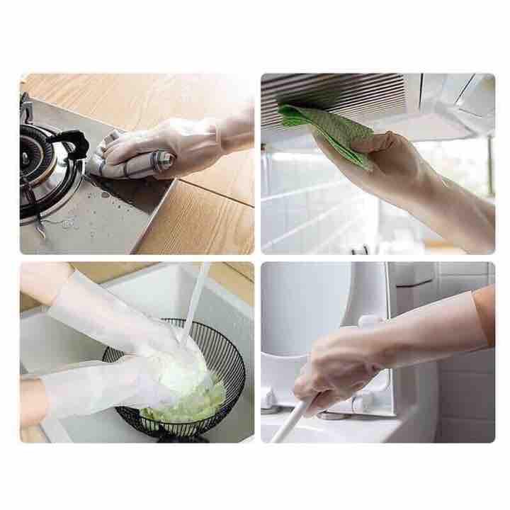Gang Tay Cao Su Trắng Siêu Bền