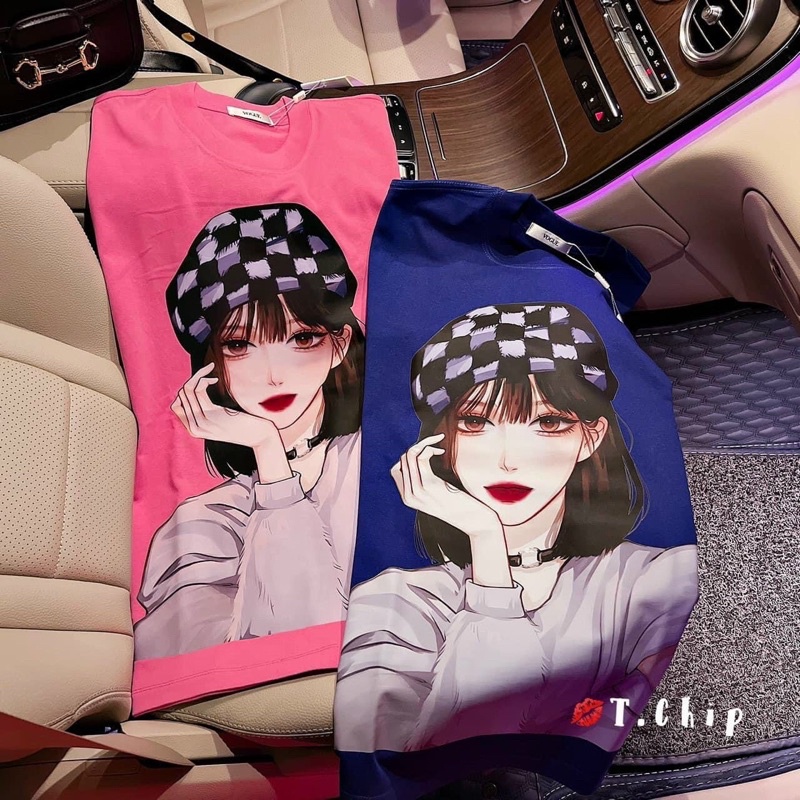 Áo Thun Nữ from rộng chất cotton mịn mát hàng Quảng Châu cực chất