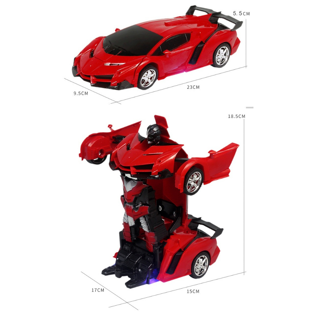 🚔Đồ Chơi Xe Ô Tô Điều Khiển Từ Xa Có Thể Biến Hình Robot Phiên Bản Có Sạc Pin,Ô tô điều khiển từ xa,Quà Tặng Cho Trẻ Em