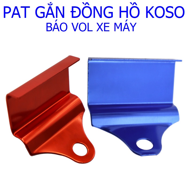 Pat gắn đồng hồ báo vol koso, rizoma cho xe máy xe điện nhiều màu cực đẹp