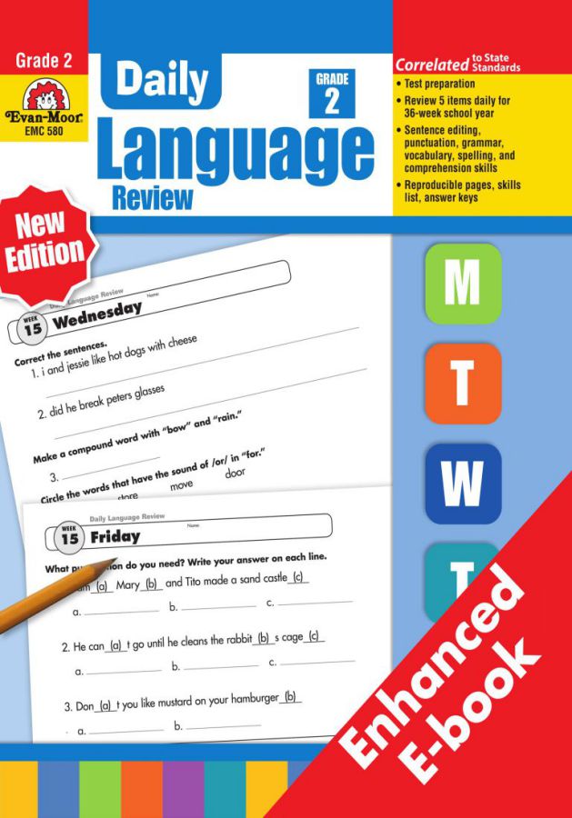 DAILY LANGUAGE  REVIEW - 8 BOOKS