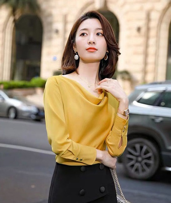 [HCM]ÁO SƠ MI CỔ ĐỔ DUYÊN DÁNG BEYEU1688 - BY3321A