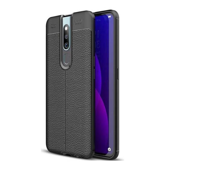 ốp lưng silicon dẻo  vân da cho Oppo F11 pro