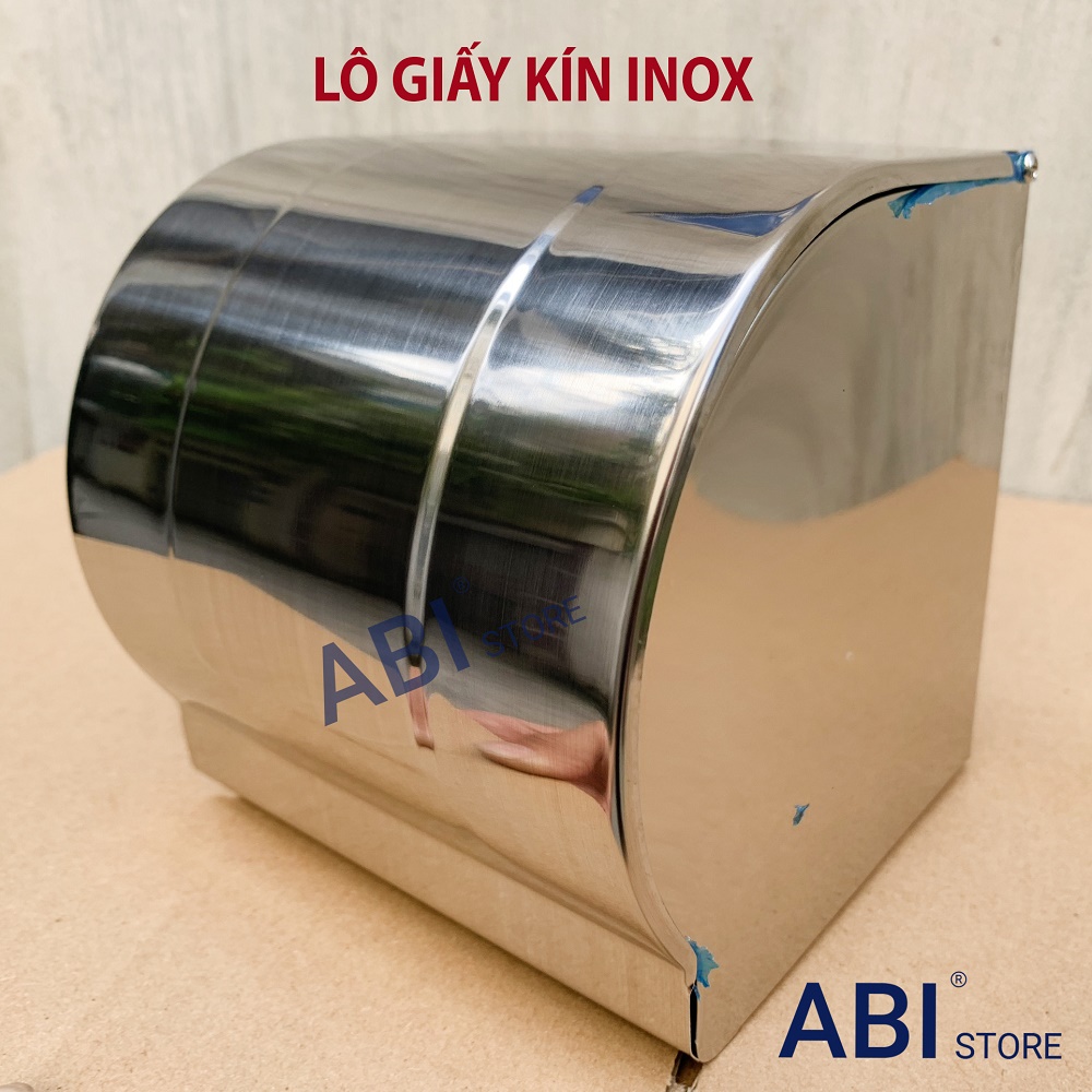 Lô giấy kín, hộp đựng giấy vệ sinh inox
