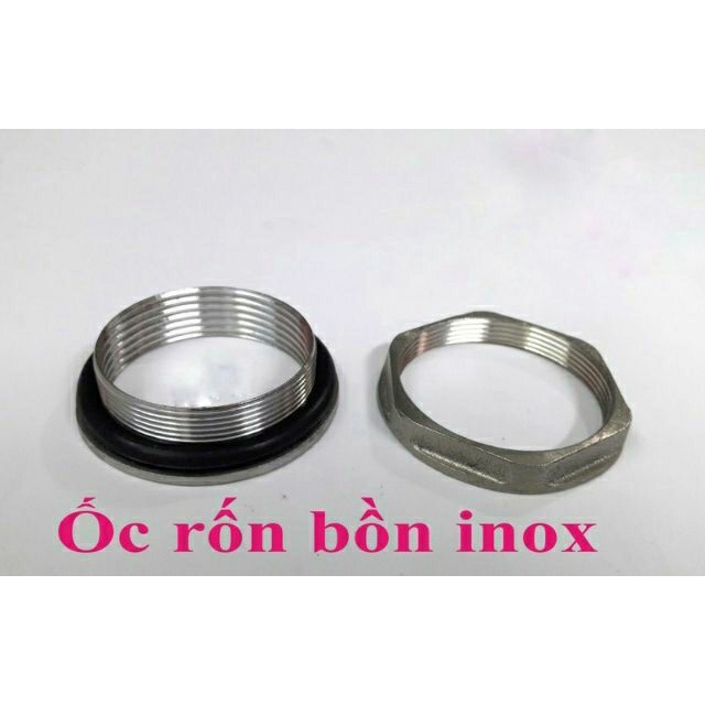 Ren nhựa PVC lắp bồn nước.