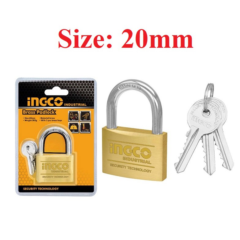 Ổ khóa 20mm Ingco DBPL0202