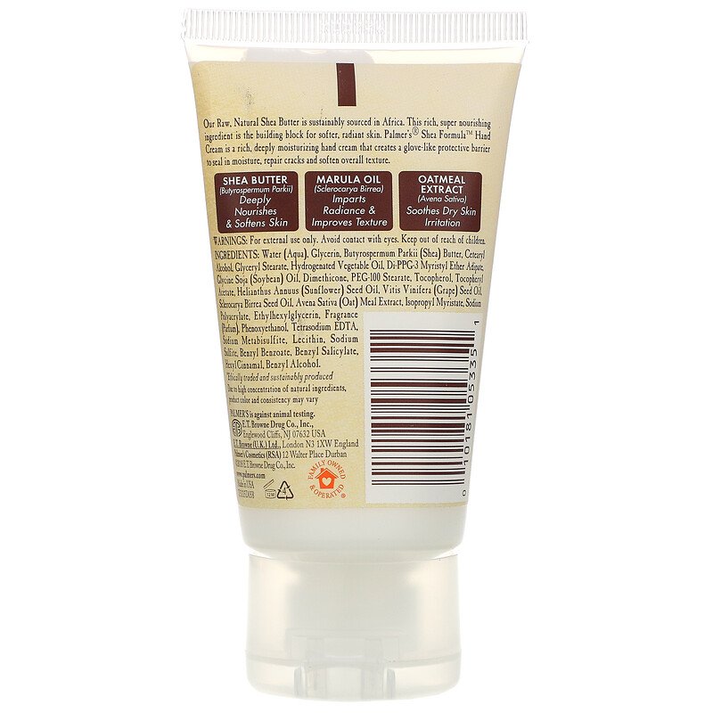 Palmer's, Shea Formula, Raw Shea Hand Cream, 2.1 oz (60 g) - iHerb Việt Nam