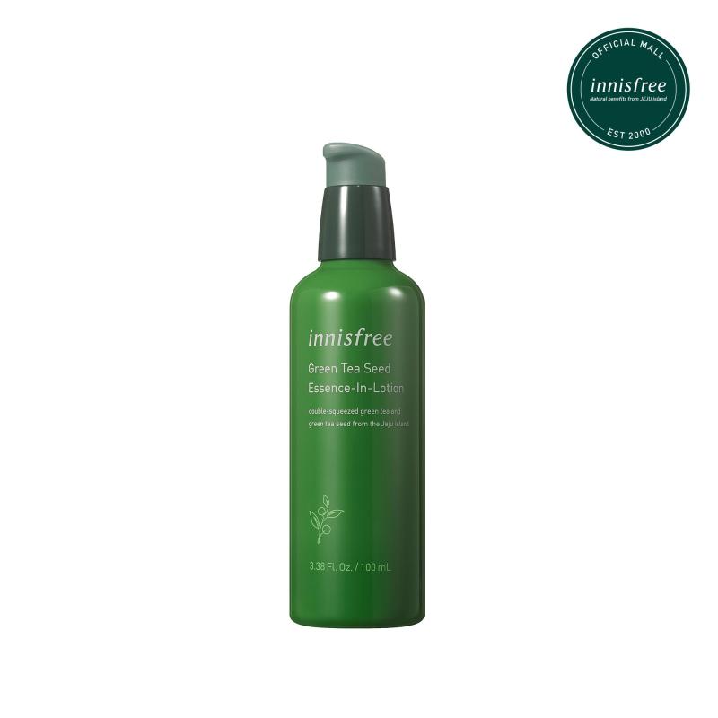 Sữa dưỡng kết hợp tinh chất 2 trong 1 từ trà xanh và dầu hạt trà xanh tươi Innisfree Green Tea Seed Essence in Lotion 100ml - NEW nhập khẩu