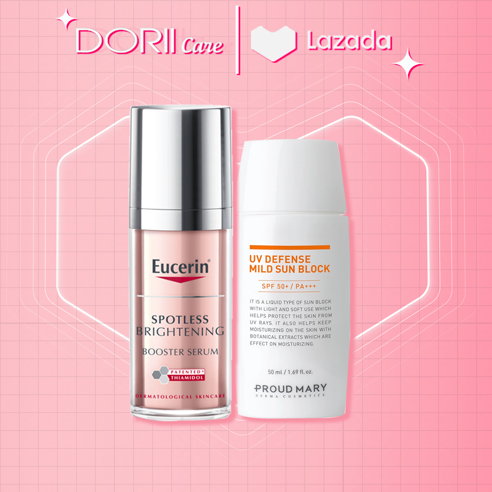 Eucerin Tinh chất giảm thâm nám và dưỡng trắng da Spotless Brightening Booster Serum 30ml TẶNG Kem chống nắng