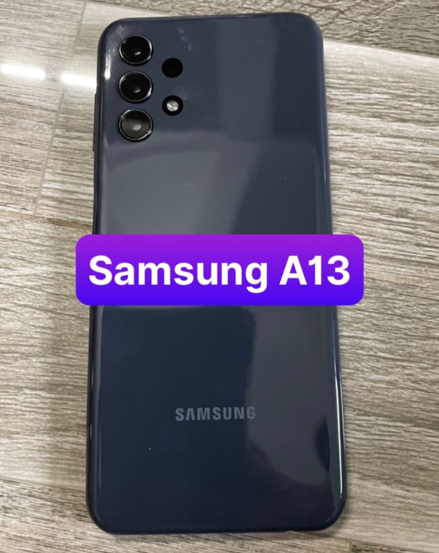 bộ vỏ samsung A13 (4G) bộ vỏ zin kèm phím,kính camera