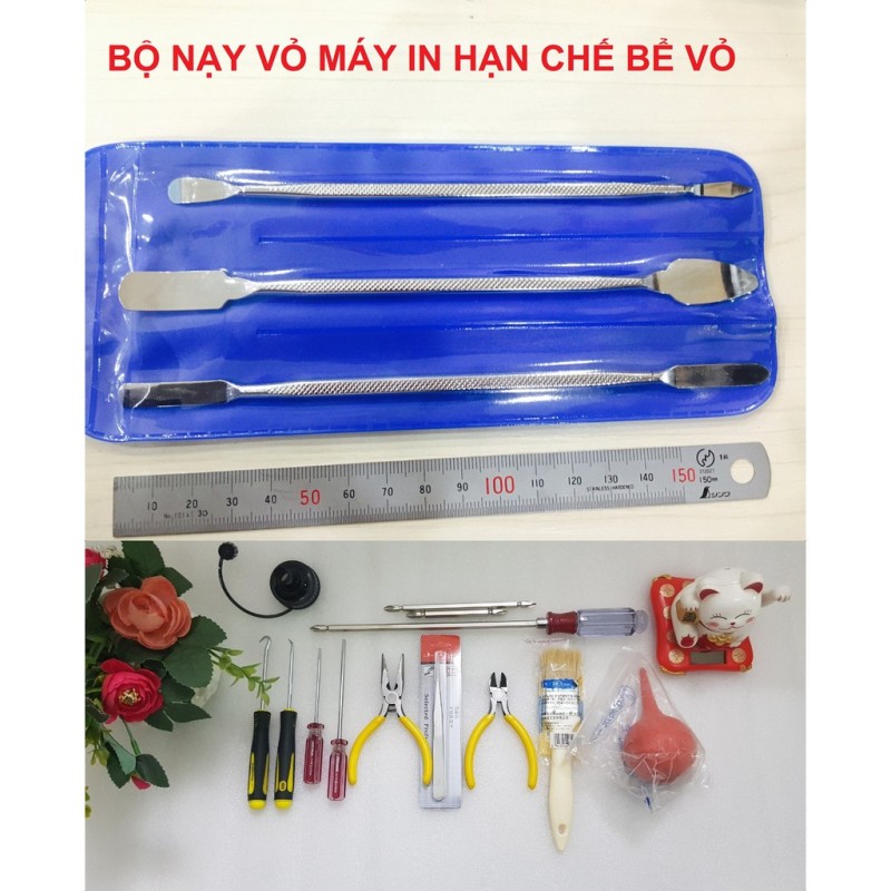 Bảng giá Bộ đồ nghề nạp mực máy in sửa chữa máy in dành cho anh em kỹ thuật Phong Vũ