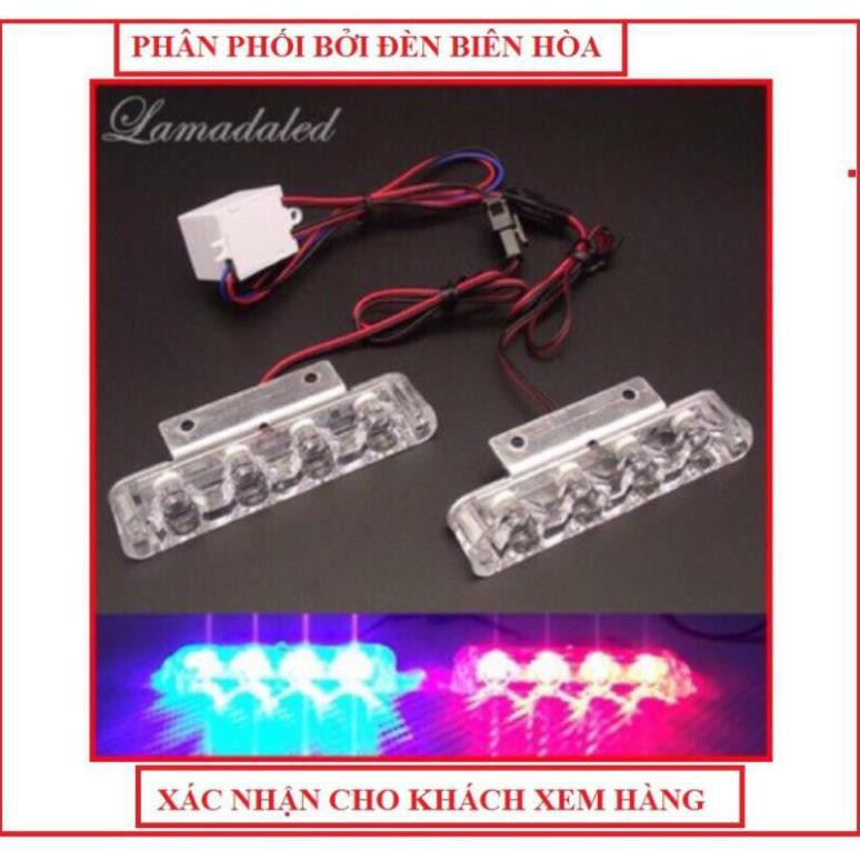 Đèn Chớp Police Xanh Đỏ