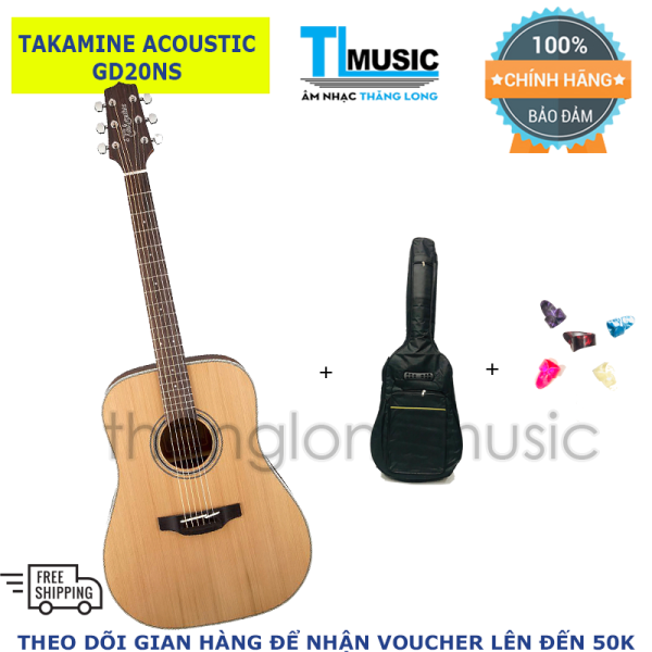 Đàn guitar acoustic Takamine GD20 NS - Tặng bao vải 3 lớp + 5 móng gảy