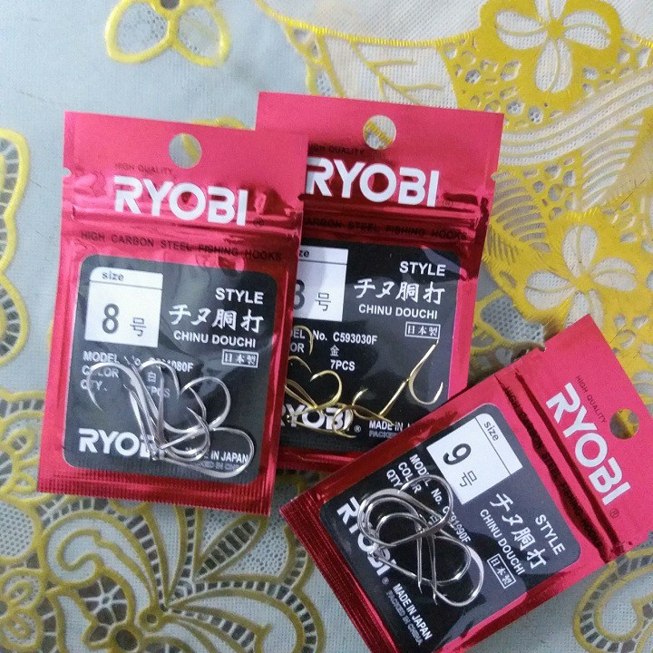 lưỡi câu cá ryobi chinu