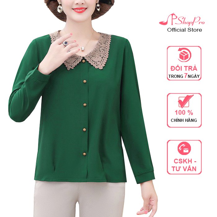 Shoppro-shirt middle-aged female style coat female middle-aged mother gift U50 U60 silk dress middle-aged high grade bigsize sleeve miss round neck there is a large size 50-80kg shoppro 3a17 3A16 3a13