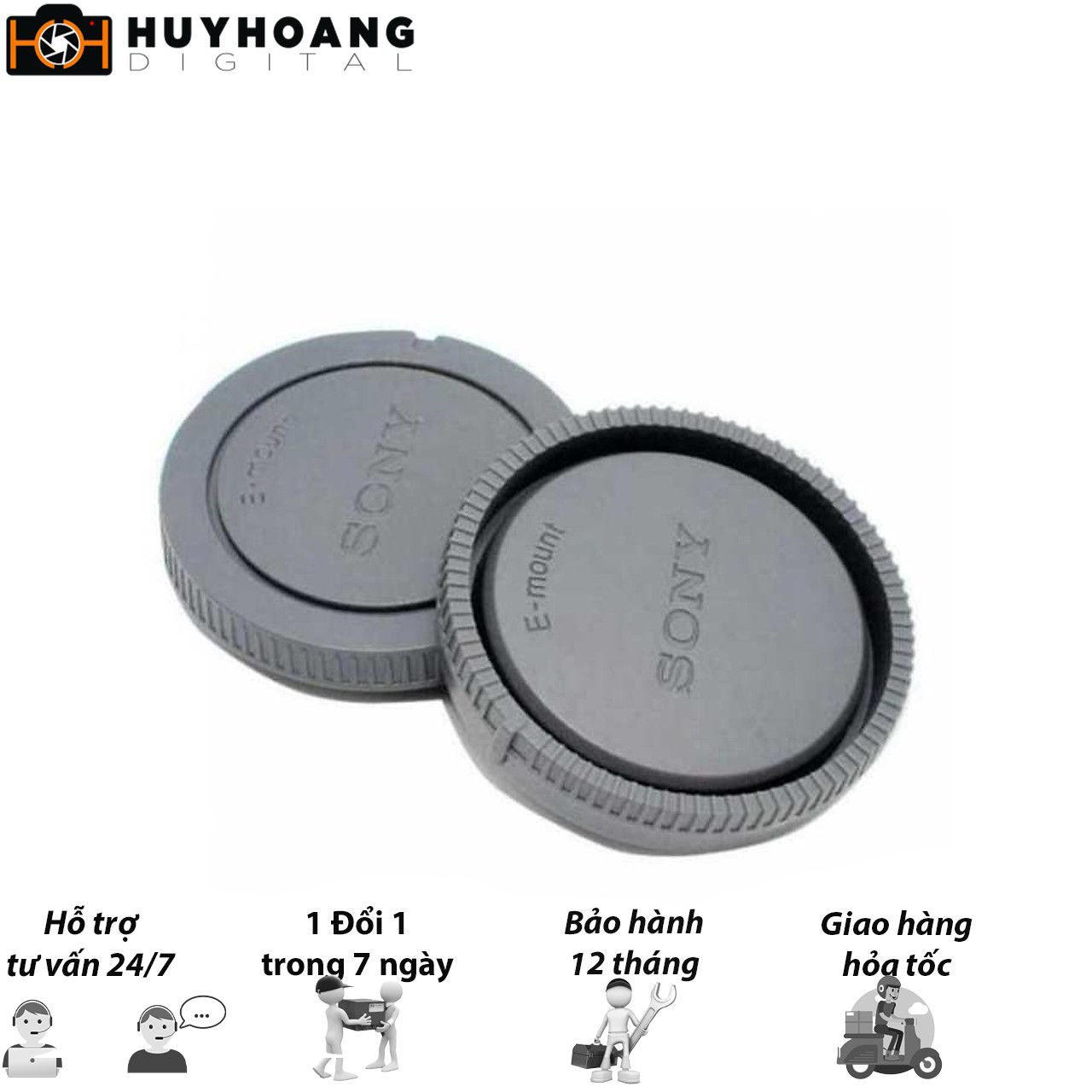 Nắp lens đậy ống kính Canon/Sony/Nikon
