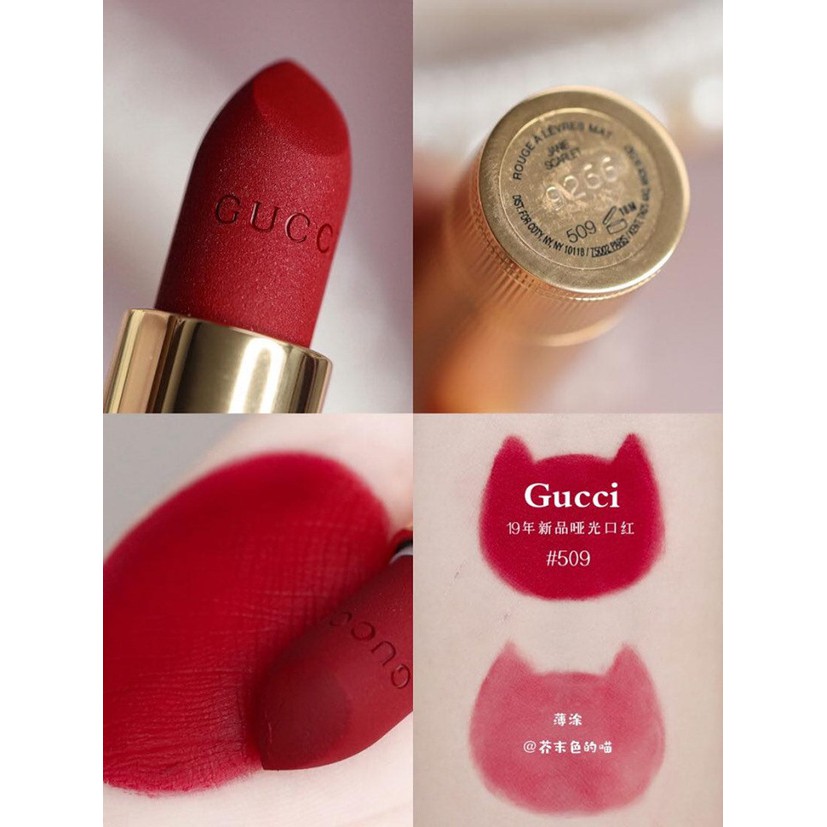 Son Gucci Matte Đủ Màu (25 204 208 210 505 511)
