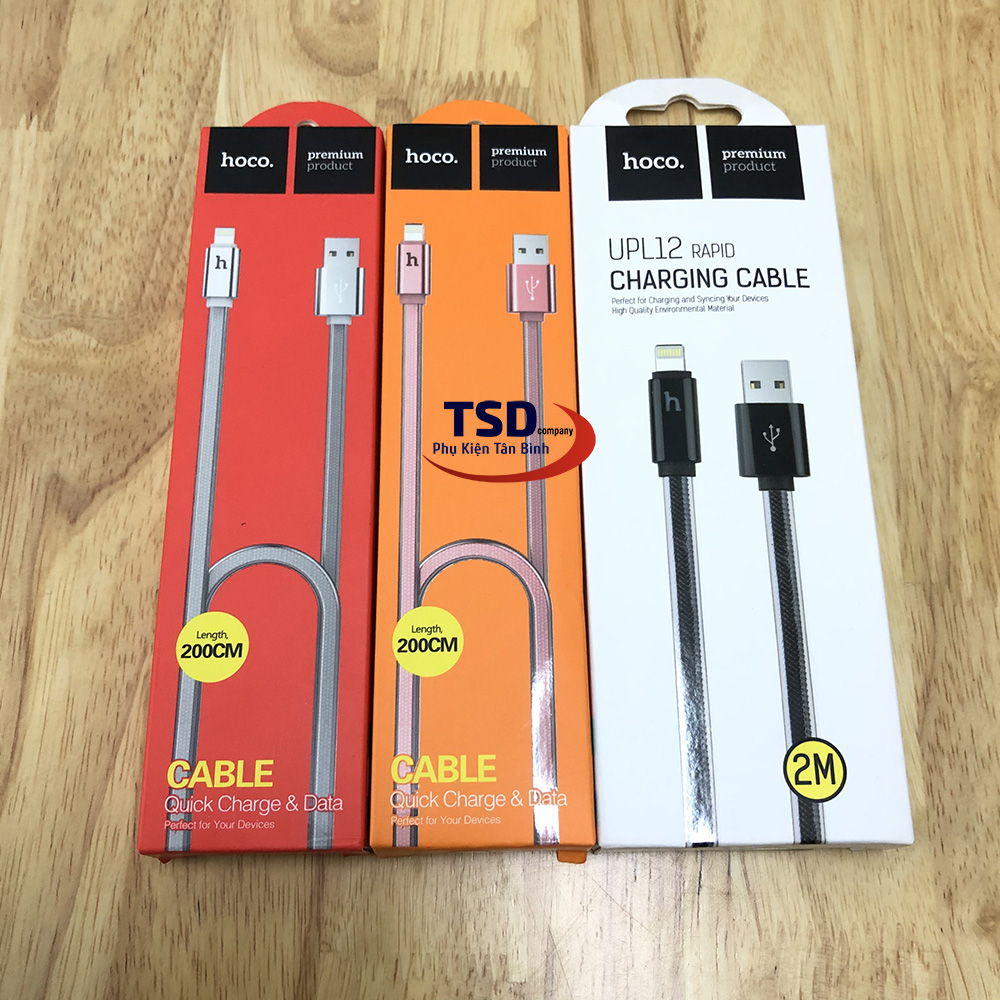 [HCM]Dây sạc iPhone hoco UPL12 dài 1.2m có đèn led báo hiệu