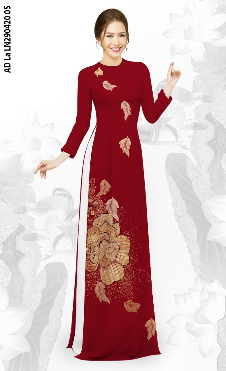 ⚡️⚡️⚡️ FREESHIP⚡️⚡️⚡️ Áo dài truyền thống - Áo dài lụa in hình 3d siêu hot