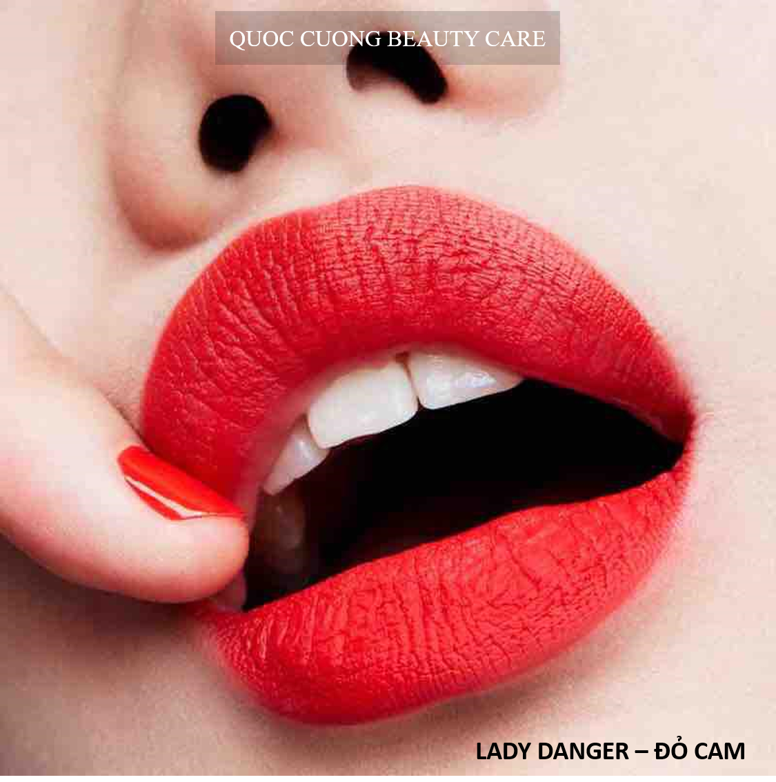 Son Thỏi Cao Cấp MAC Matte Lipstick 3g 607 Lady Danger màu Đỏ cam