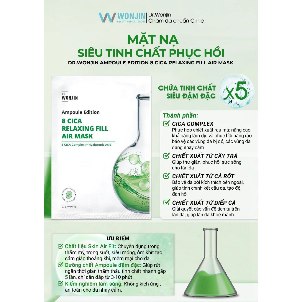 Mặt Nạ Giấy Wonjin Hàn Quốc 30g