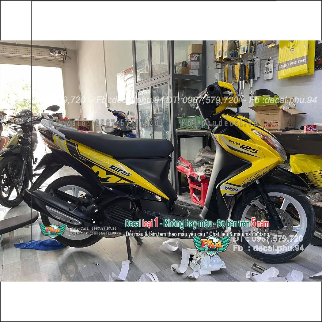 Tem rời Luvias vàng đen