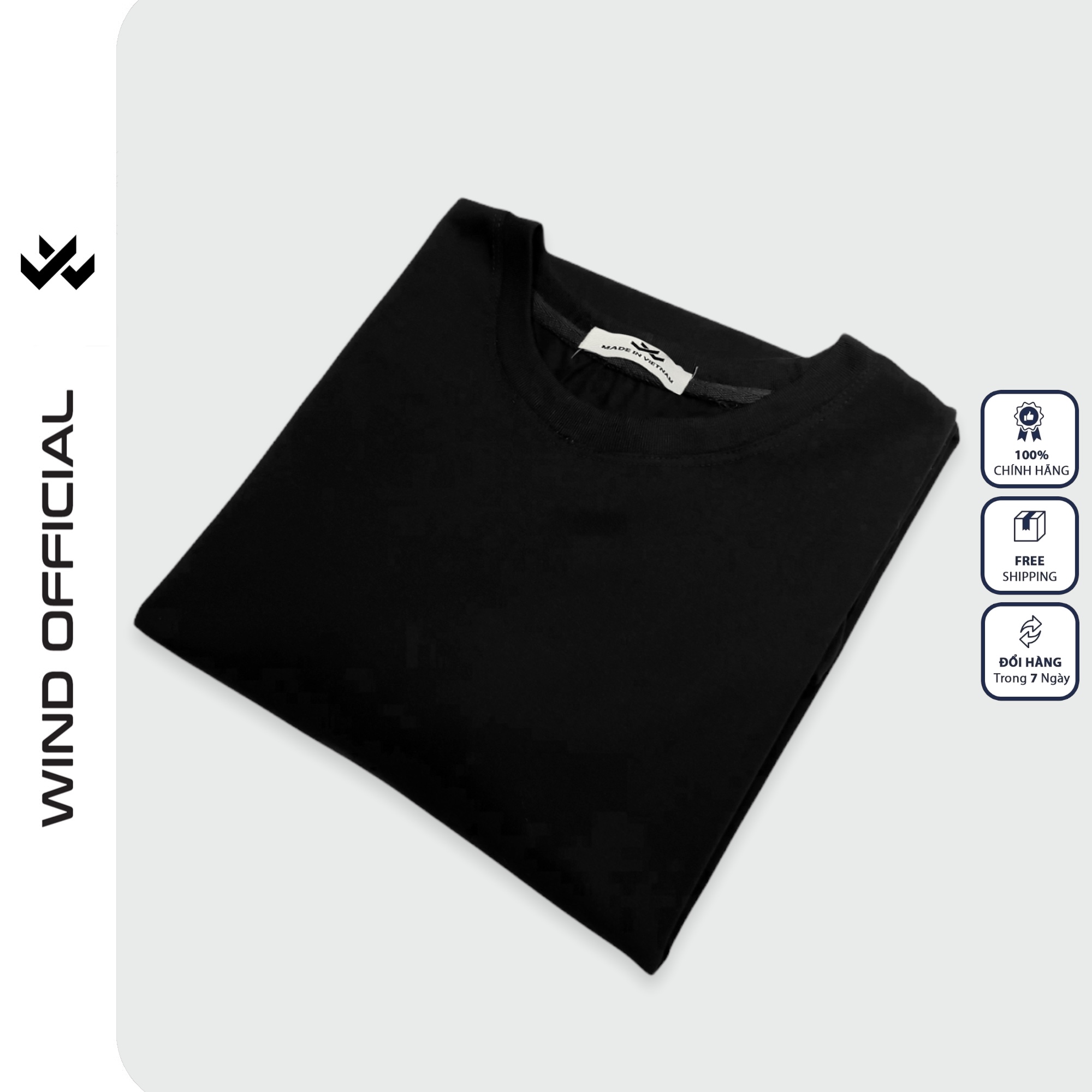 Áo thun tay dài nam nữ WIND form rộng tay dài Basic Tea thời trang nam nữ áo thun oversize ulzzang