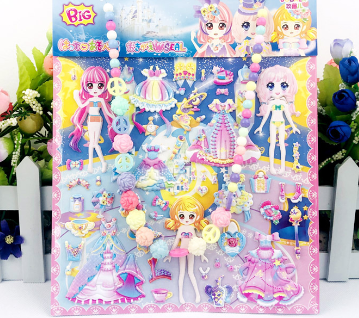 Sticker thay trang phục tặng vòng cổ