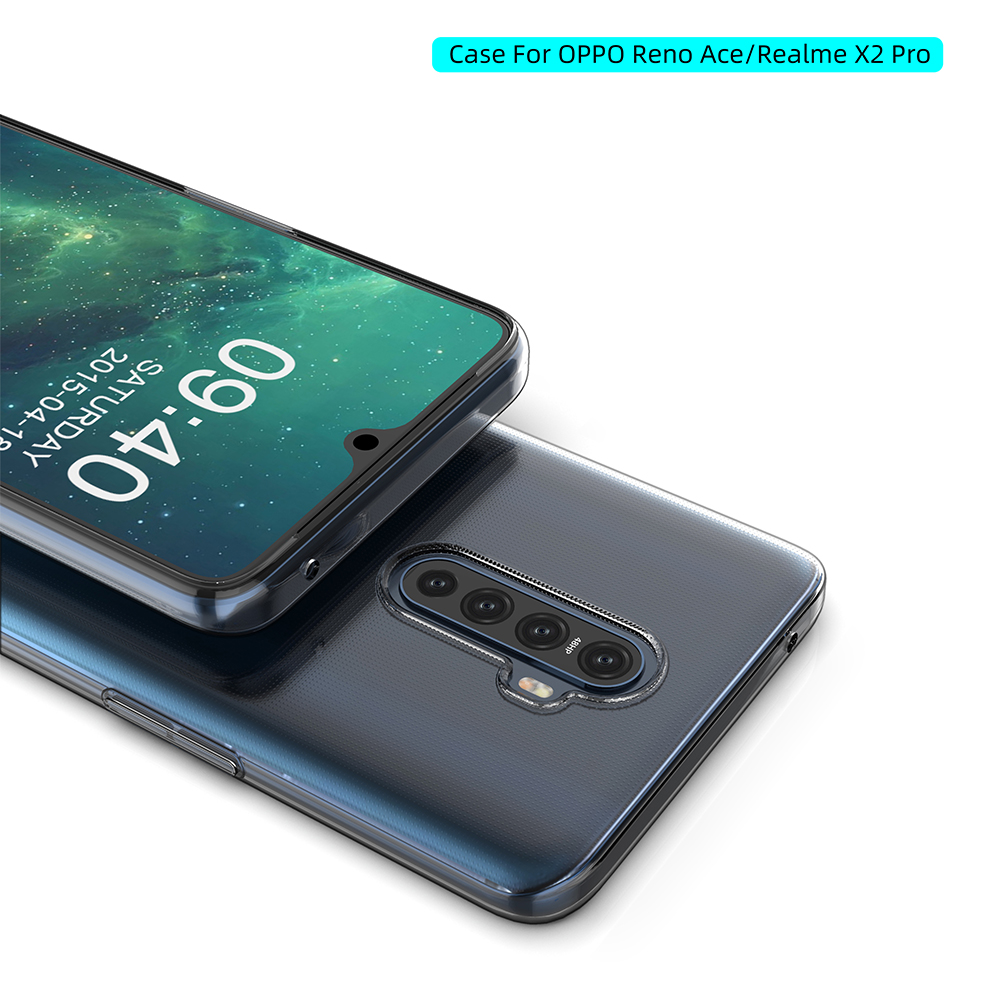 Ốp dẻo trong suốt cho Realme X2 Pro (Hàng loại A)