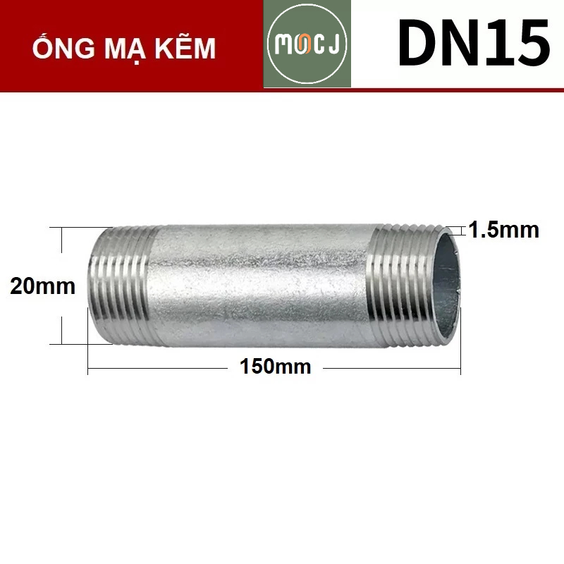 [SIÊU RẺ - SIÊU BỀN ] Linh kiện lắp ghép - ống nước sắt phi 21