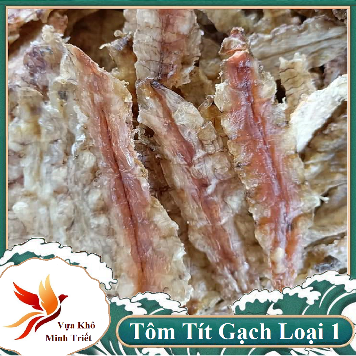 Khô tôm tích đặc sản Cà Mau- không chỉ ngọt vì mà còn dai thịt -Vựa Khô Minh Triết