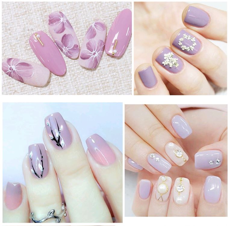 [HCM]Sơn gel AS mã XY màu tím nhẹ 15ml