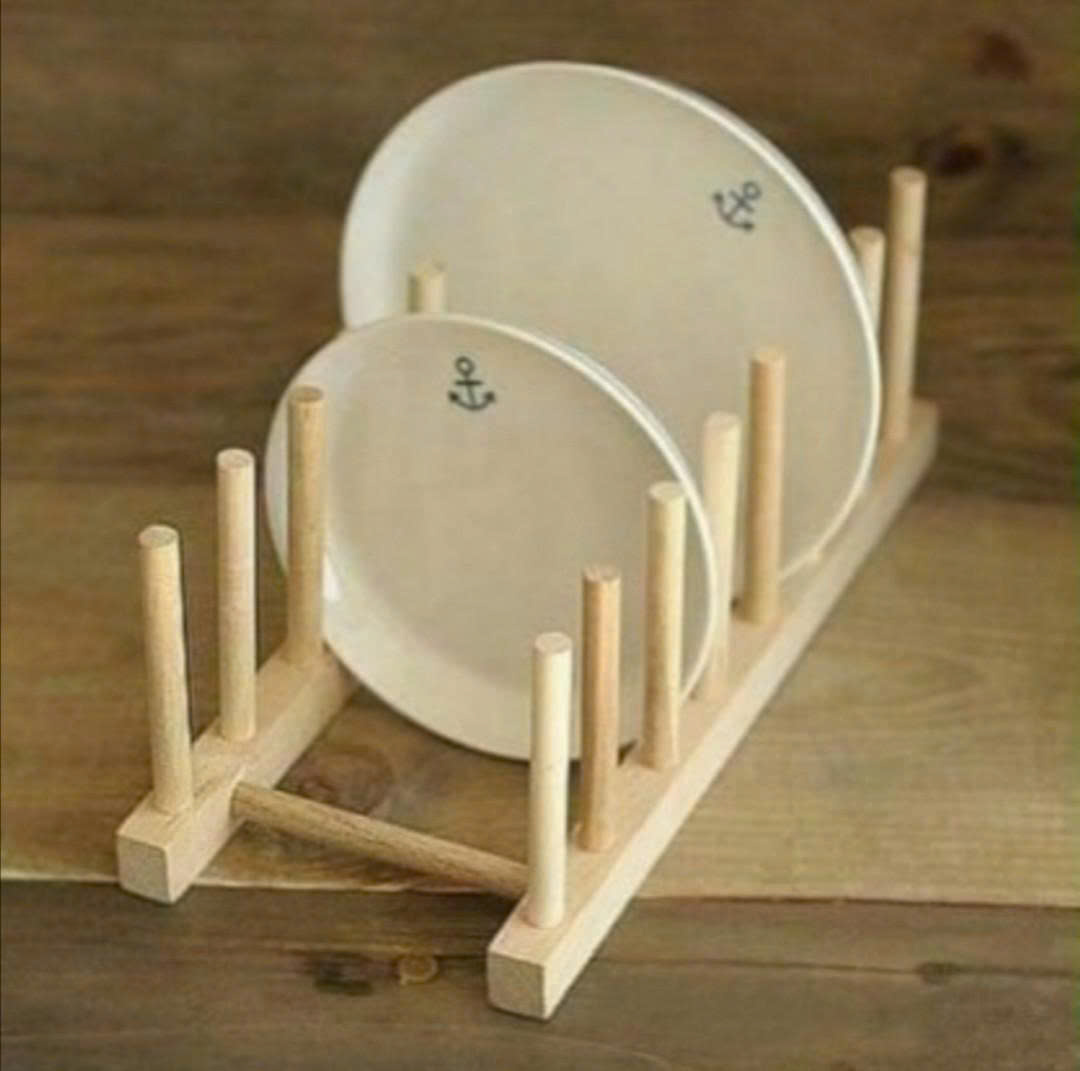 Kệ Để Đĩa bằng tre
