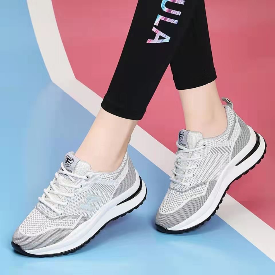Giày sneaker nữ thể thao phối chữ H bền đẹp thời trang