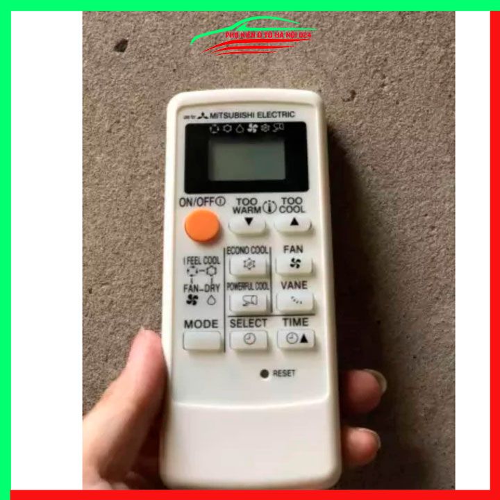 Điều khiển điều hoà Mitsubishi Electric mặt đen