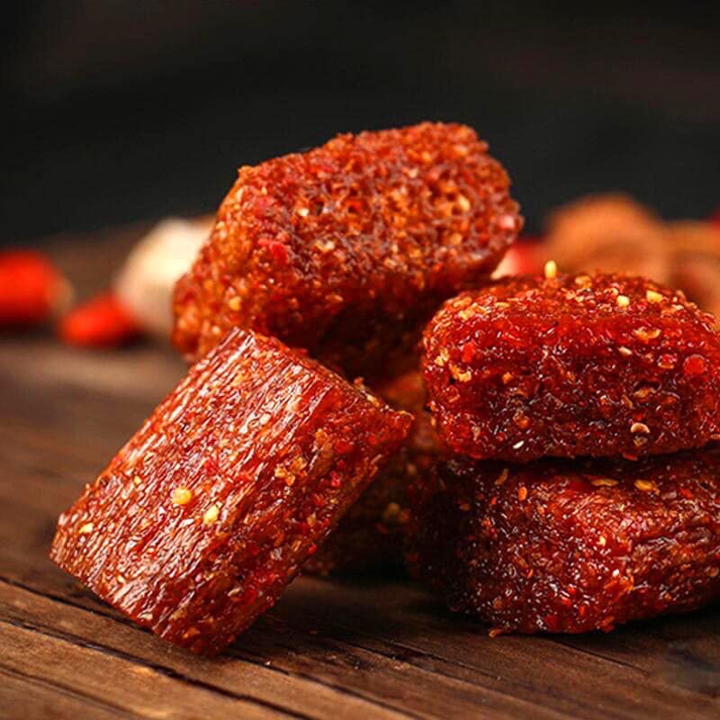 (HÀNG SẴN) Thịt hổ cay 1 bịch 258g / 38 gói nhỏ