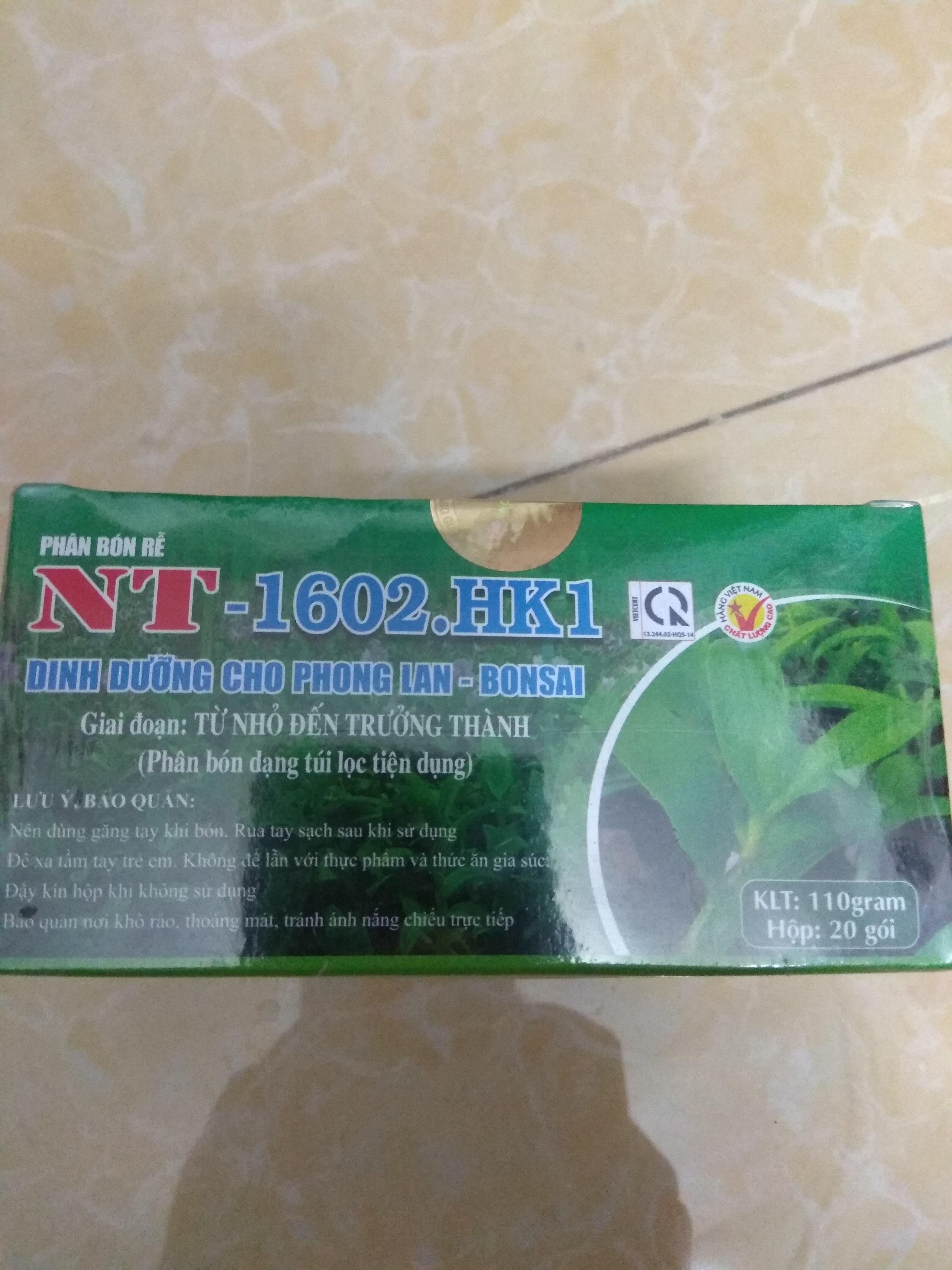 Phân bón túi lọc nt-1602-hk1- hộp 20 gói