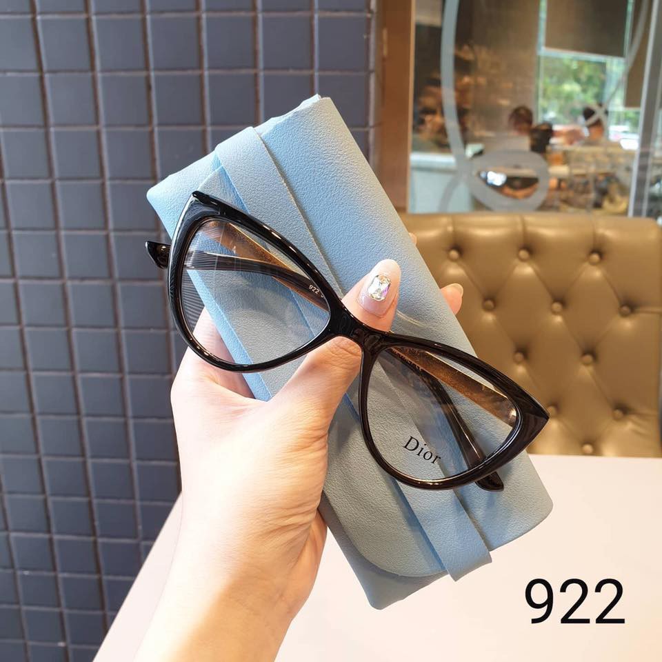 Gọng Kính Cận Mắt Mèo 922 - Thay lắp cận thoải mái - Gọng Kính Dẻo Mắt Mèo Trang nâu eyewear